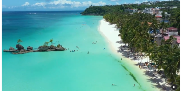 The location Boracay Island